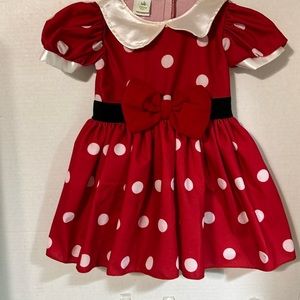 NWOT Disney Baby Mini Mouse traditional Dress 8months